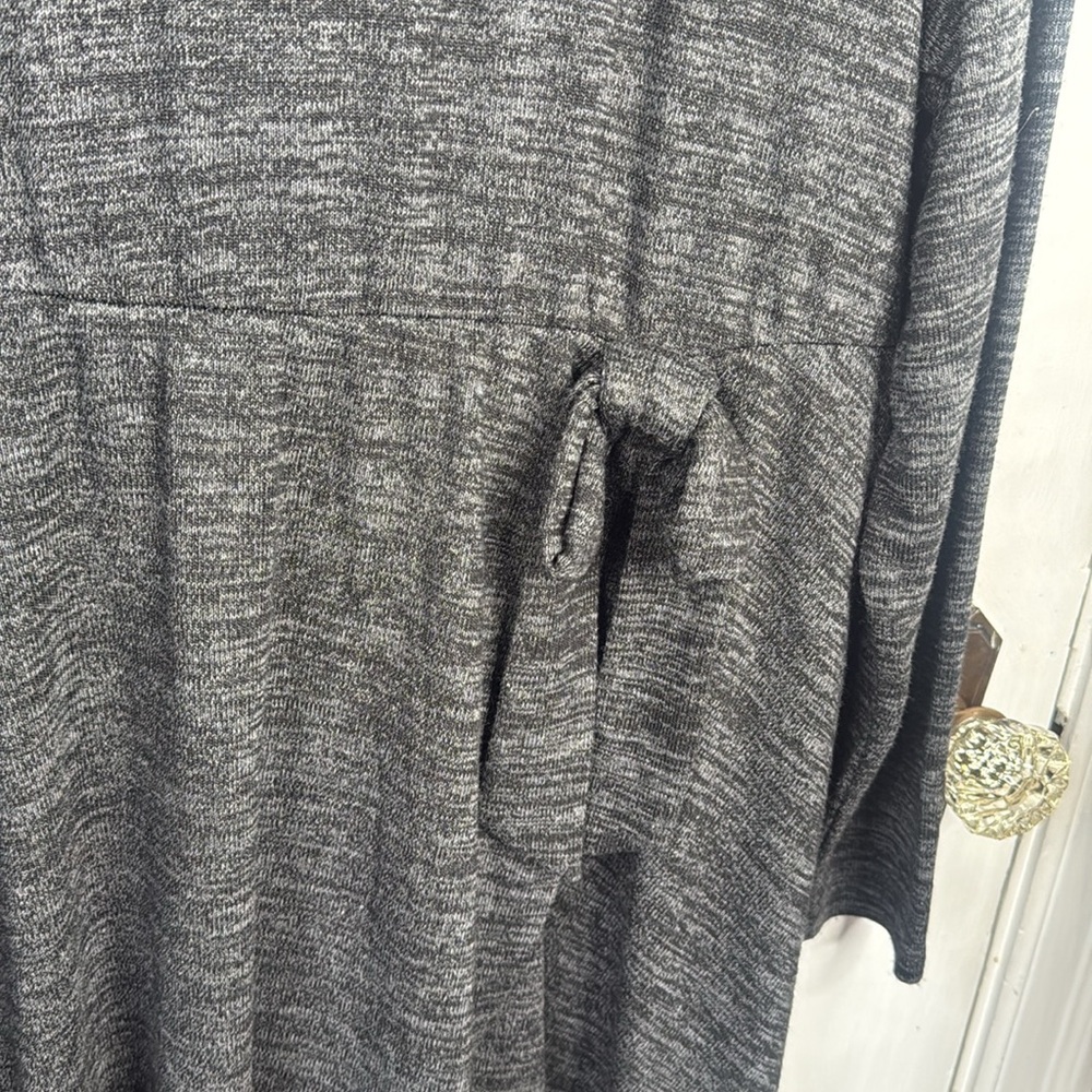 Torrid At The Knee Super Soft Plush Hacci Faux Wrap Dress W1371 Plus Size 3X - Picture 5 of 10